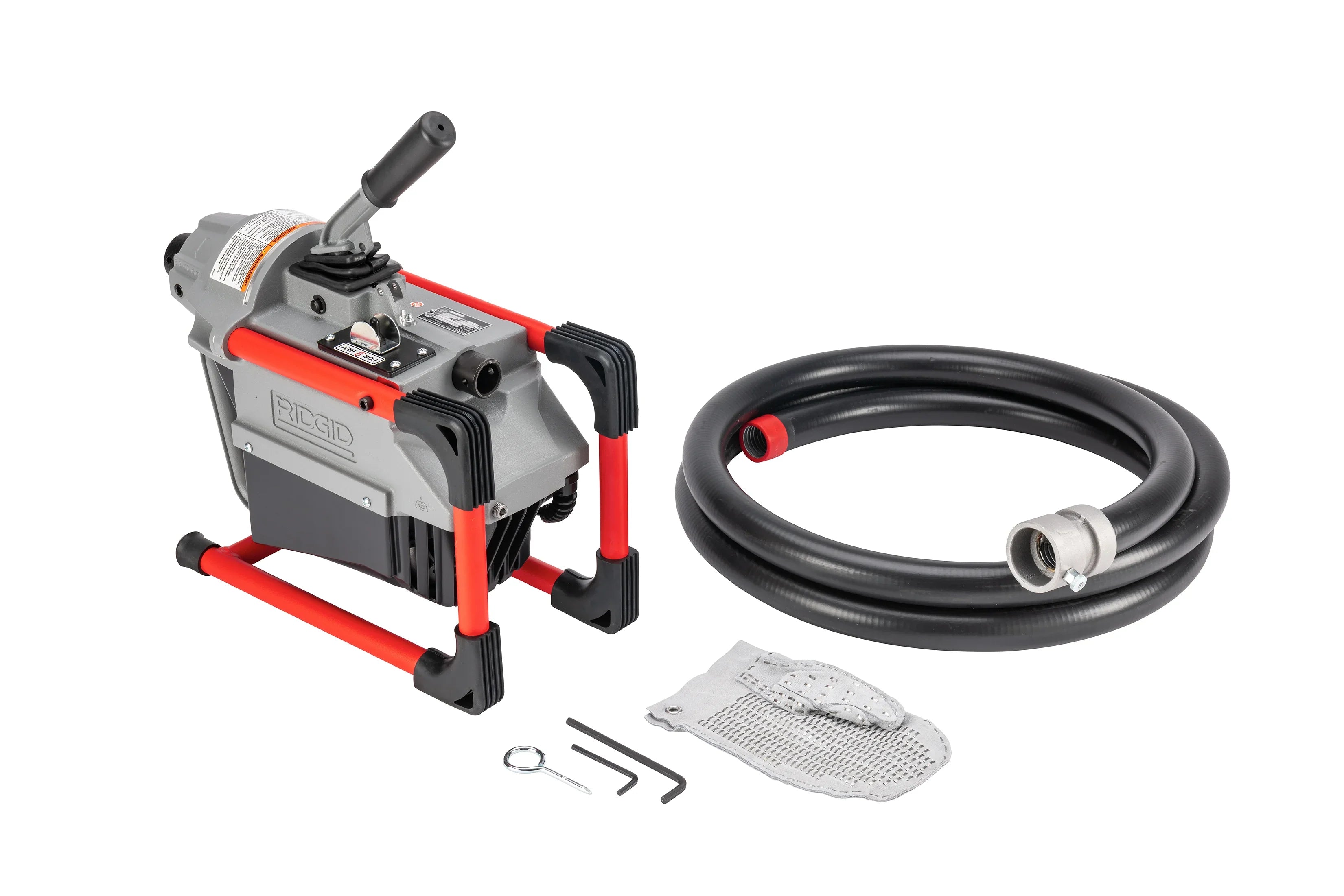 RIDGID 66512 - Máquina con manopla A-1 de llave de pasador A-12 y manguera de guía - Vista 2
