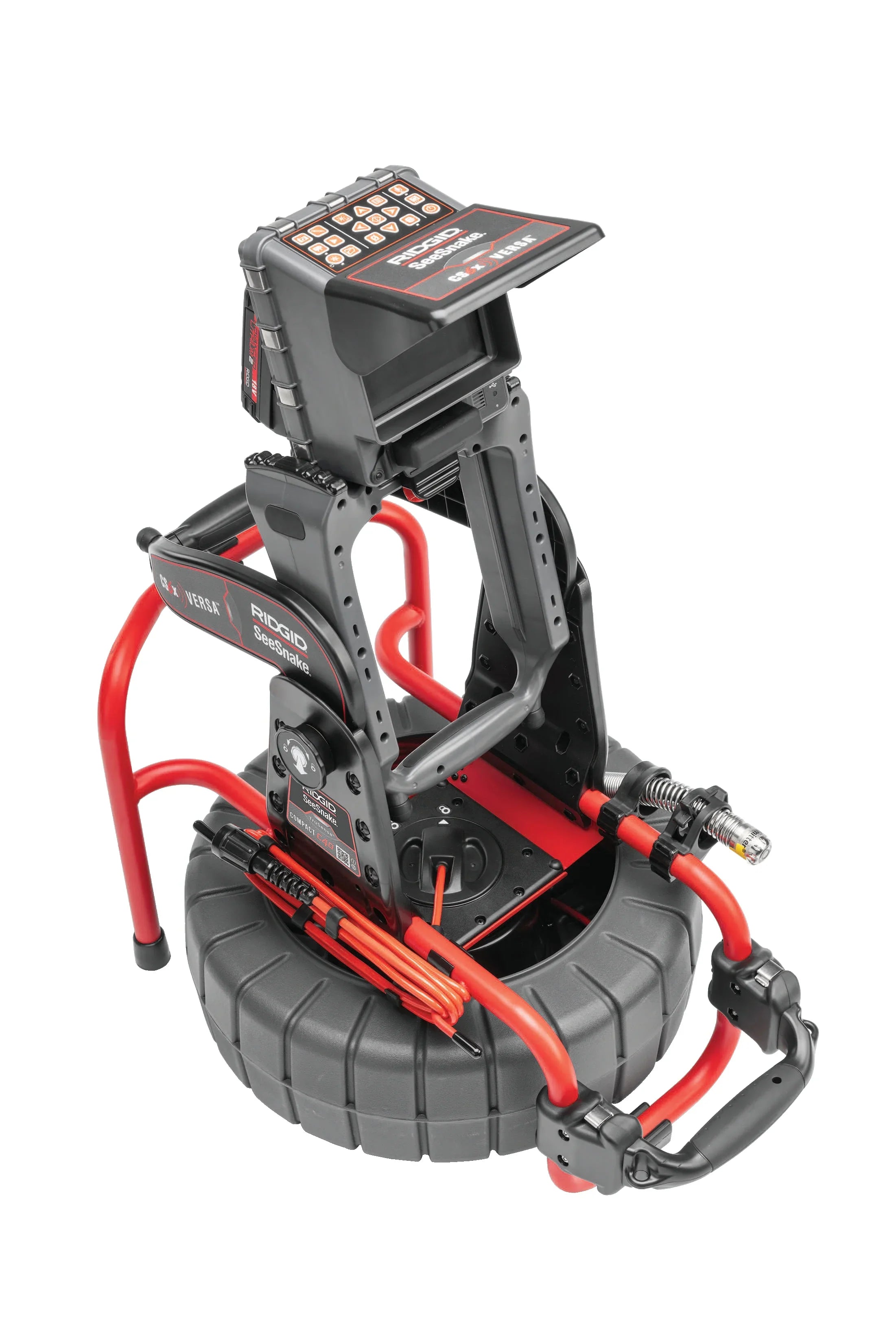 RIDGID 63828 - Sistema SeeSnake® Compacto C40 con Monitor CS6x VERSA de bateríA y cargador - Vista 5