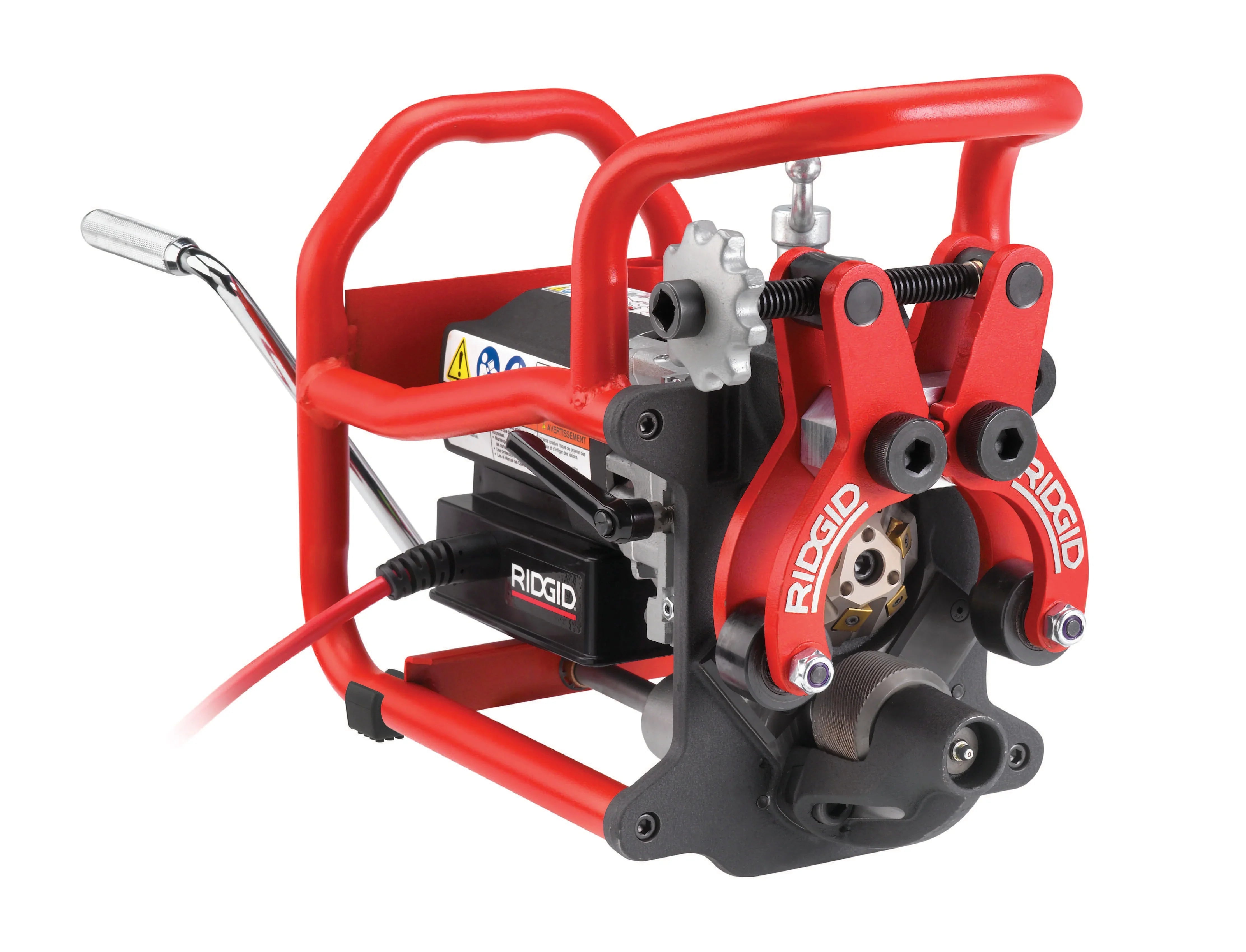 RIDGID 55083 - Biseladora de tubos Portátil con cabezal cortador de 45° 120 V