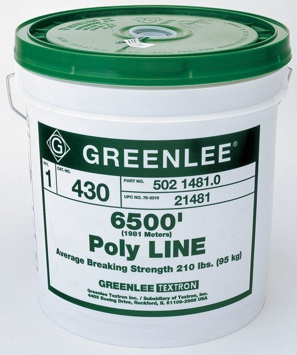 Soga con envoltura en espiral de 1 capa Greenlee - Pasacables y Traccionadores