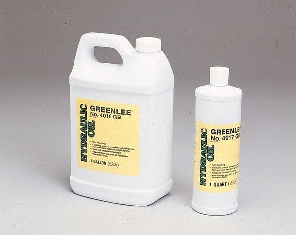 Aceite hidráulico, 1 galón Greenlee - Curvado