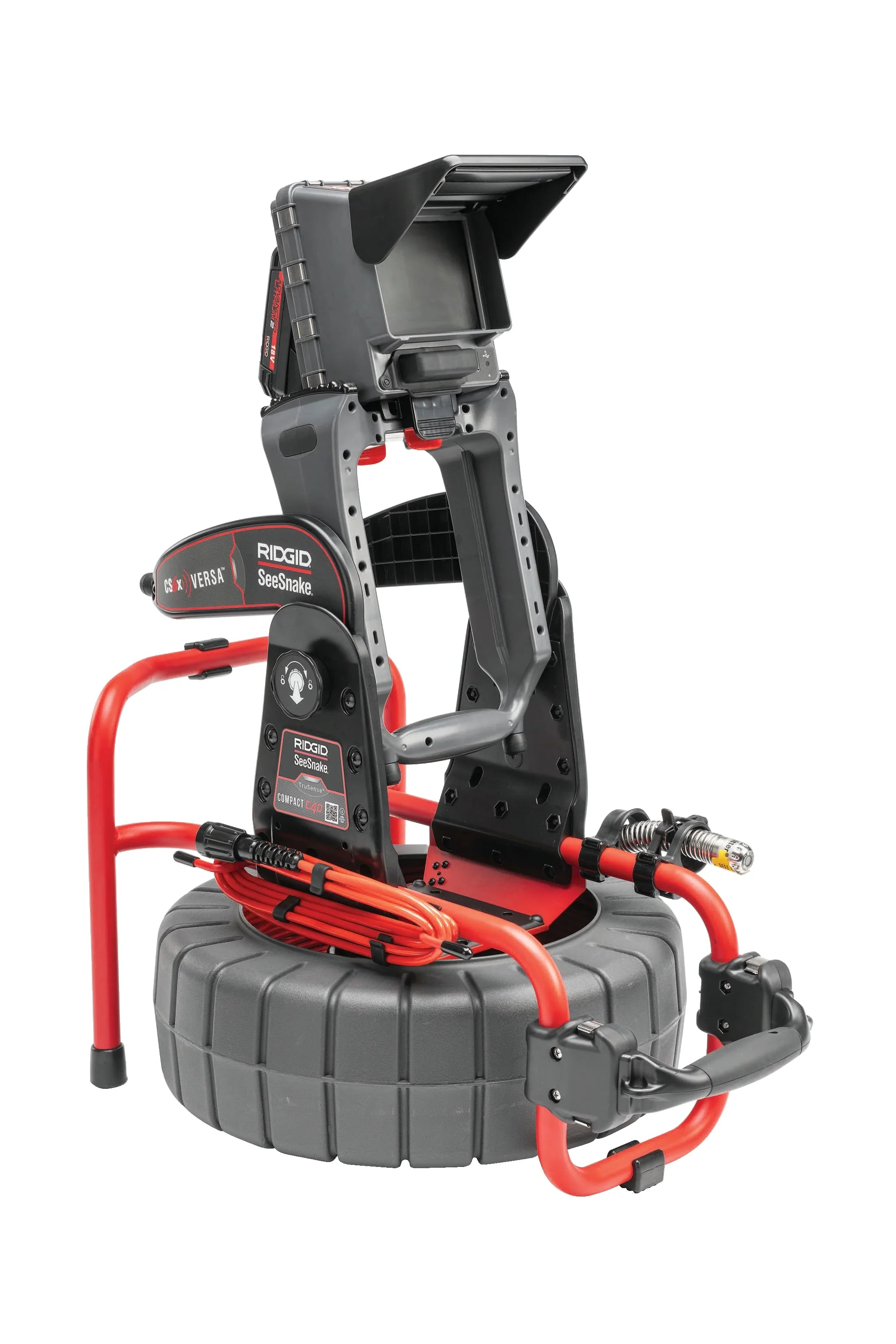 RIDGID 63828 - Sistema SeeSnake® Compacto C40 con Monitor CS6x VERSA de bateríA y cargador - Vista 6