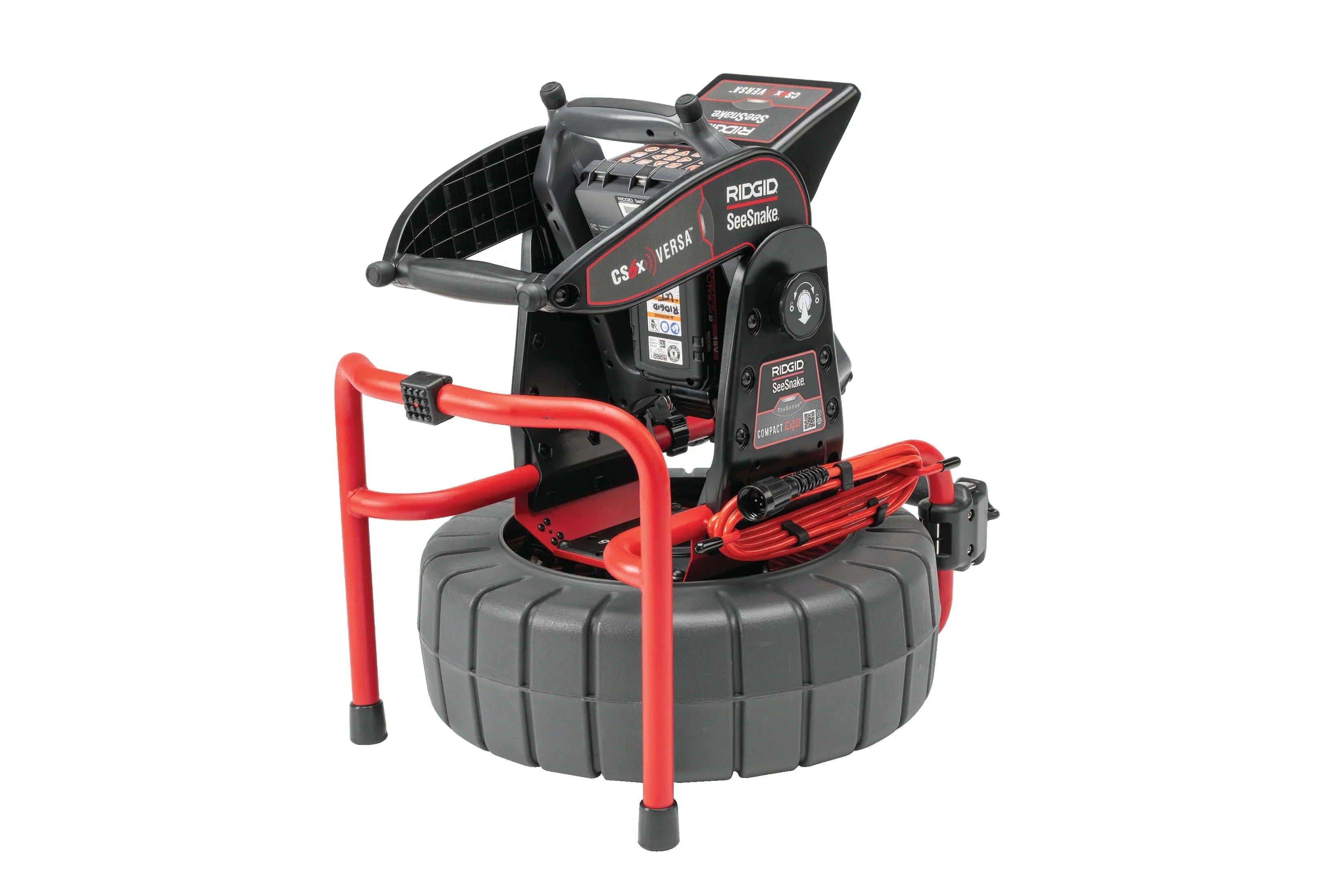 RIDGID 63828 - Sistema SeeSnake® Compacto C40 con Monitor CS6x VERSA de bateríA y cargador - Vista 3