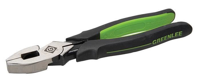 Alicate de corte lateral de alta palanca con mango moldeado de 8 pulg. Greenlee - Herramientas Manuales