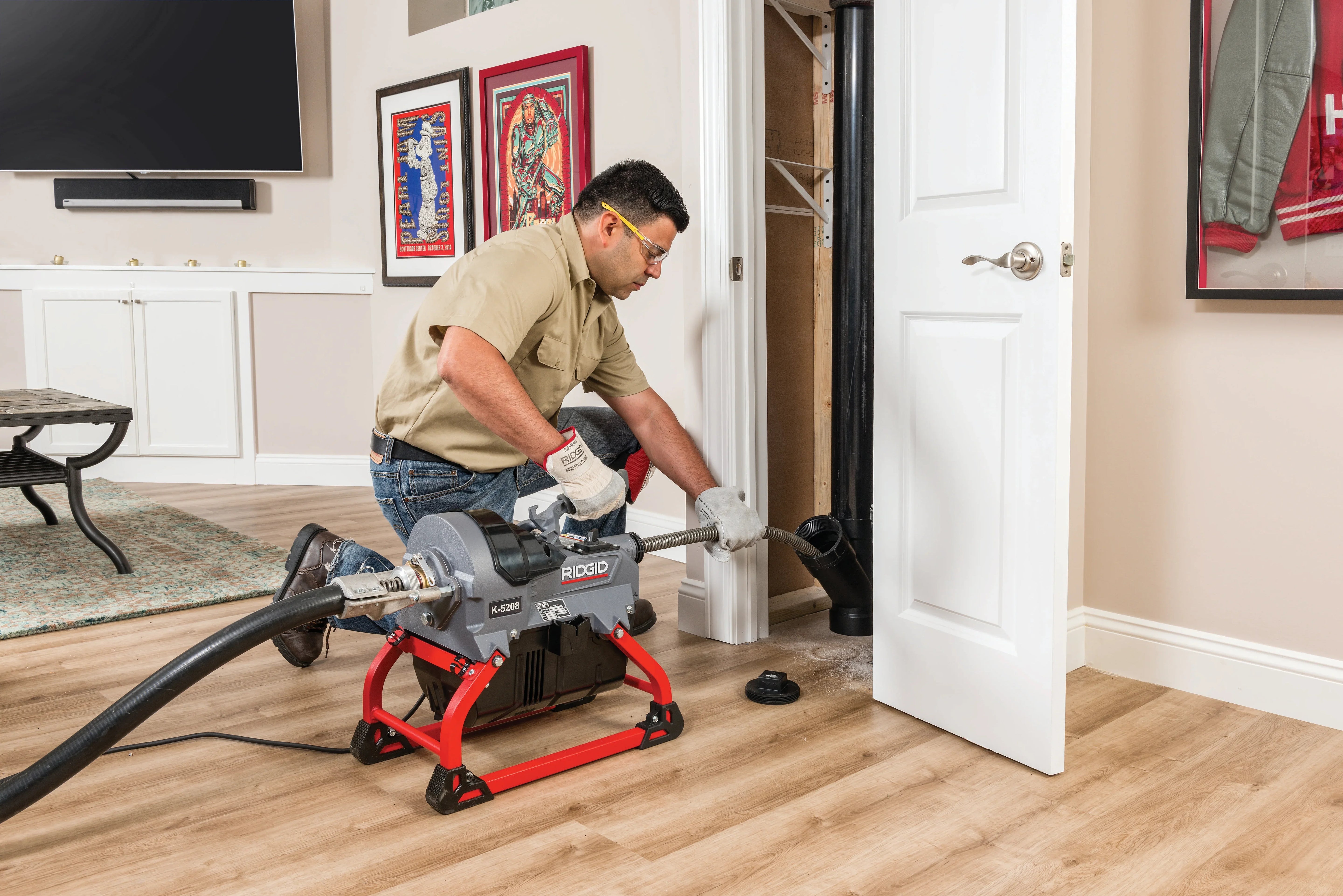 RIDGID 62378 - Máquina K-5208 115 V 7 cables y caja de herramientas - Vista 8