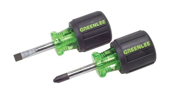 Juego de destornilladores cortos de 2 piezas Greenlee - Herramientas Manuales