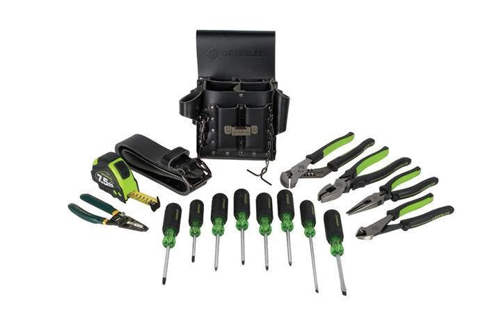 Juego de herramientas para electricista de 16 piezas (métrico) Greenlee - Herramientas Manuales