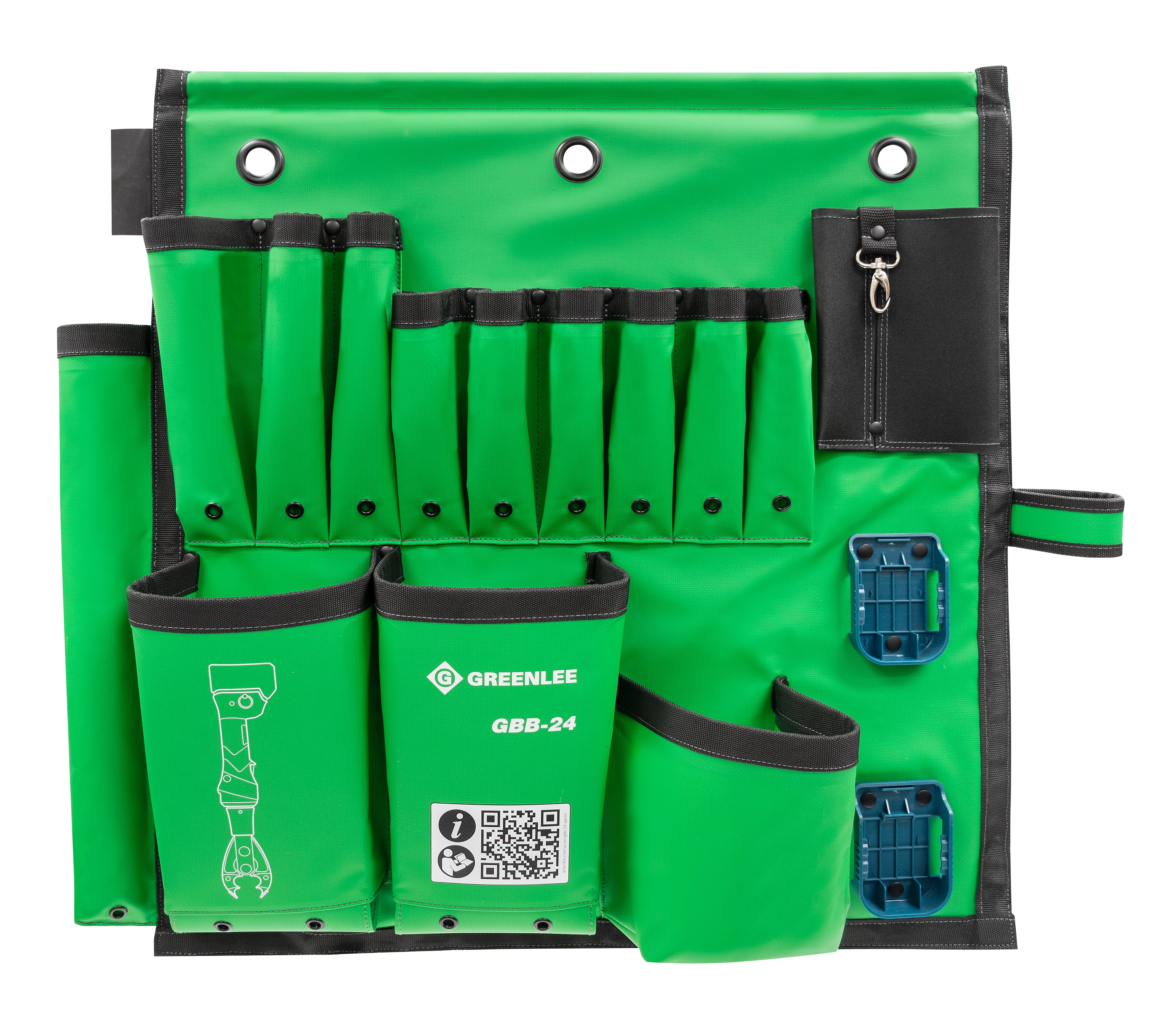 Delantal de almacenamiento de herramientas de 24 pulg Greenlee - Terminación de Cables