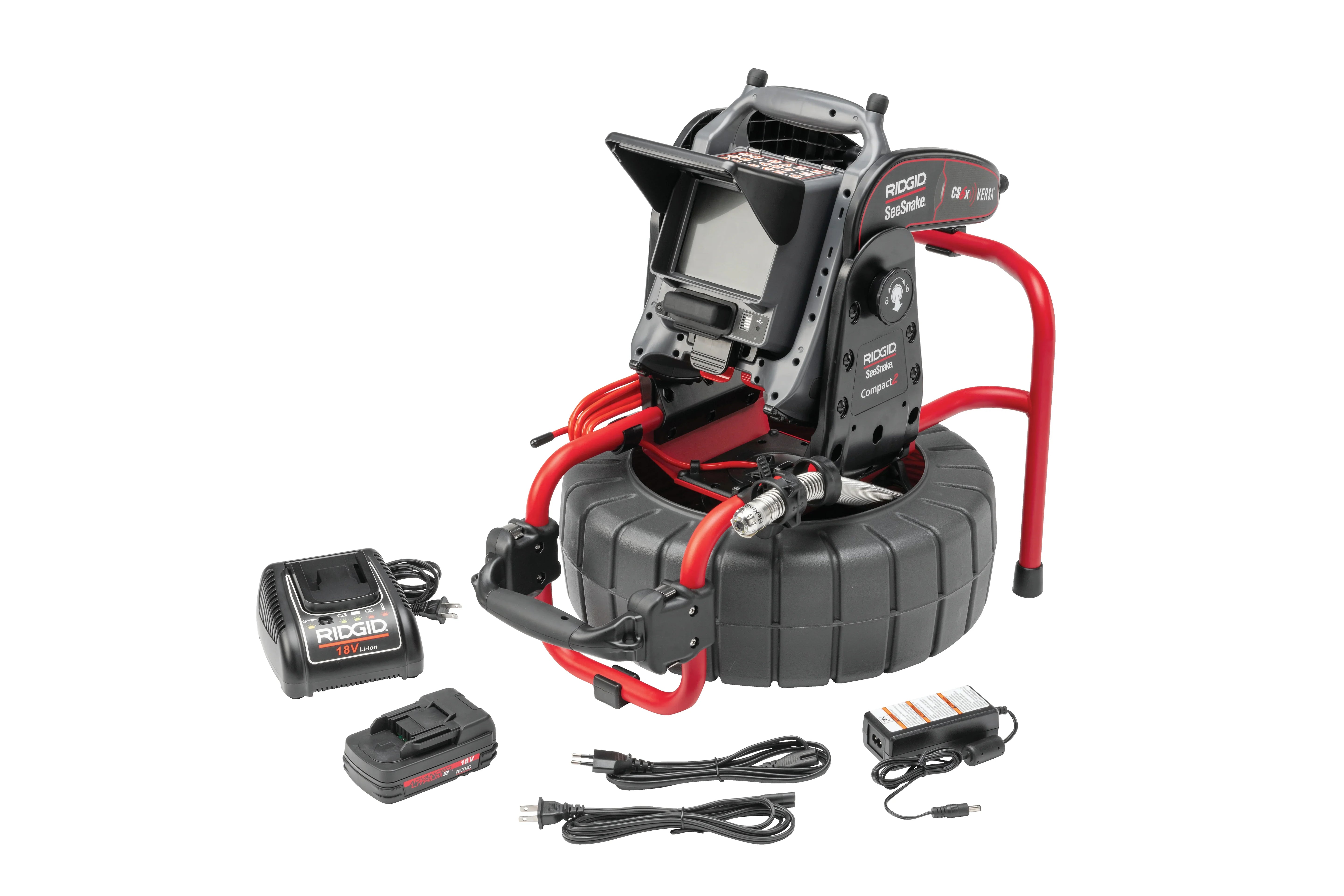RIDGID 65103 - Sistema SeeSnake® Compact2 con Monitor CS6x VERSA de bateríA y cargador - Vista 2