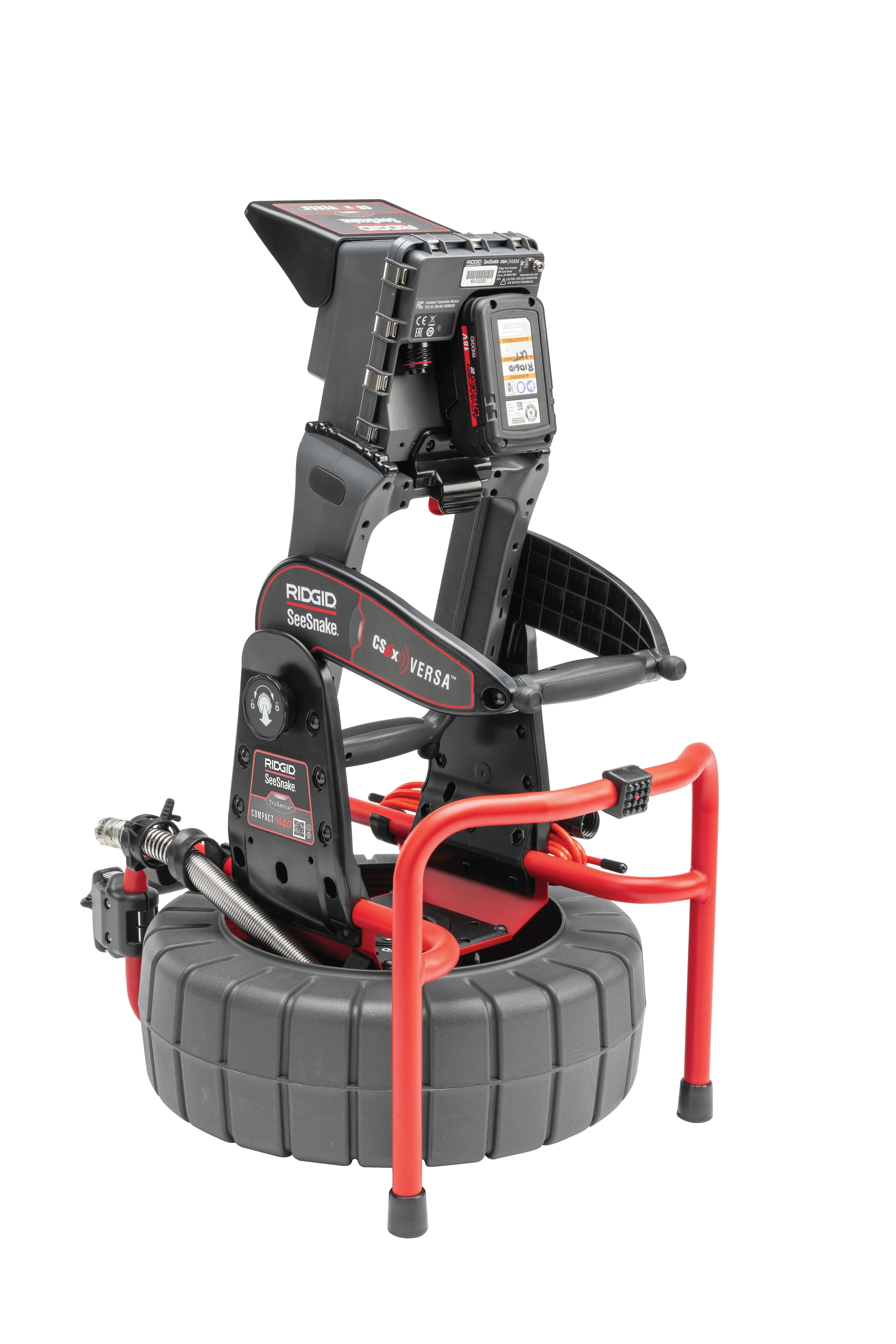 RIDGID 63818 - Sistema SeeSnake® Compacto M40 con Monitor CS6x VERSA de bateríA y cargador - Vista 3