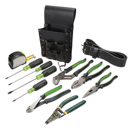 Juego de herramientas estándar para electricistas de 12 piezas Greenlee - Herramientas Manuales