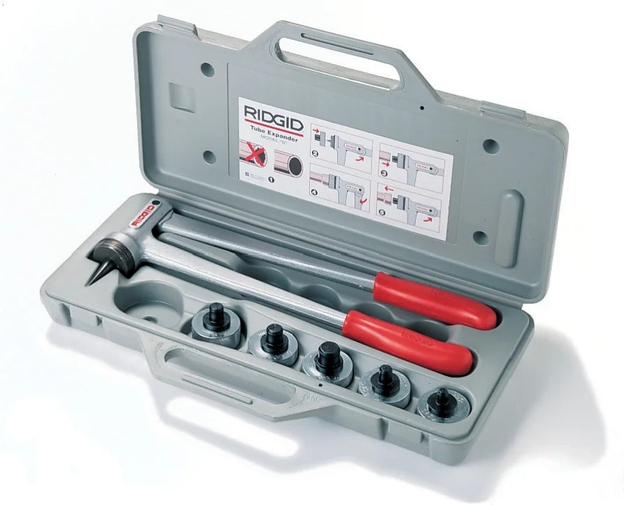 RIDGID 34152 - Juego con cabezales de 3/8 1/2 3/4 y 1 pulg. y caja - Vista 4