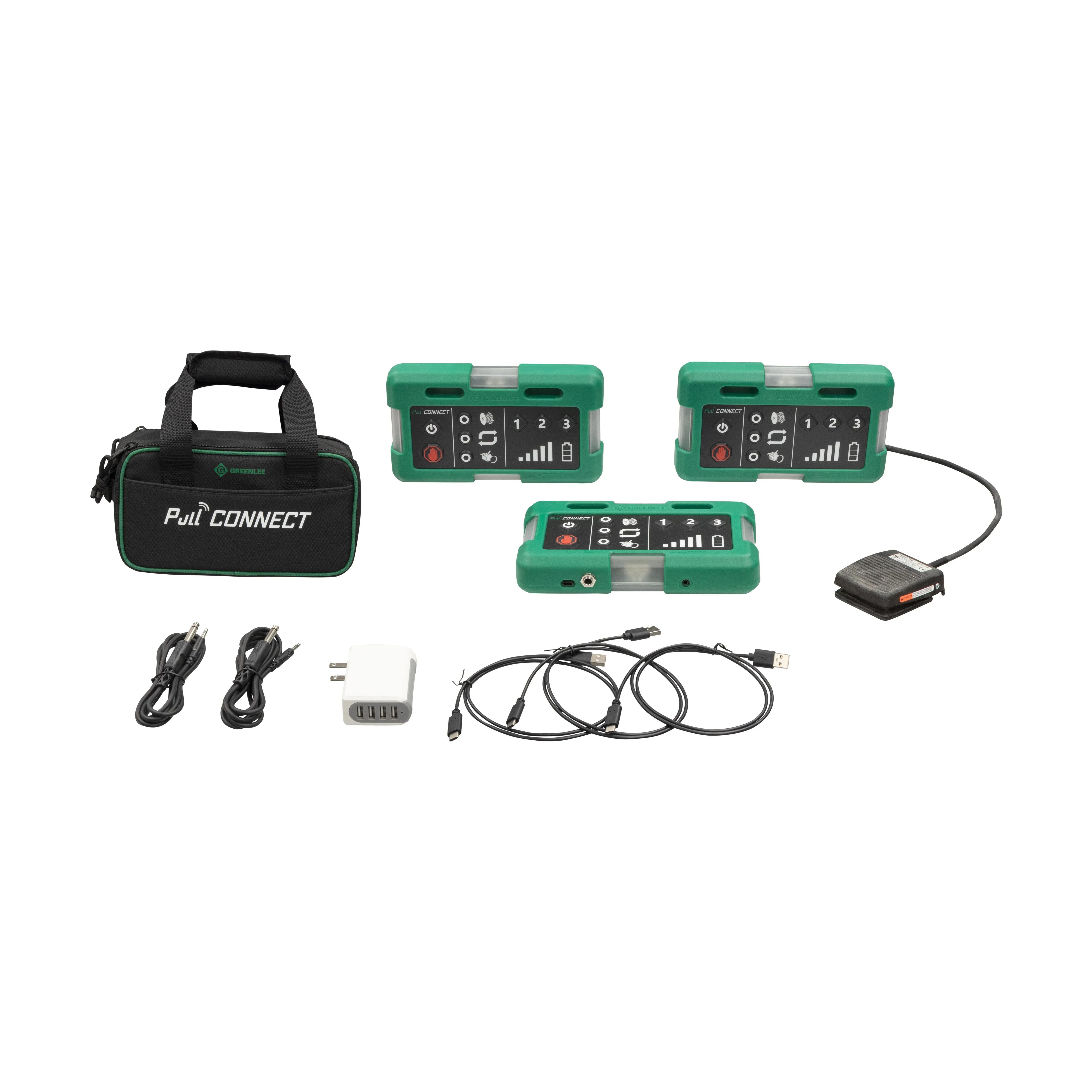 Sistema de tracción Pull Connect GPC03 de kit de 3 piezas Greenlee - Pasacables y Traccionadores