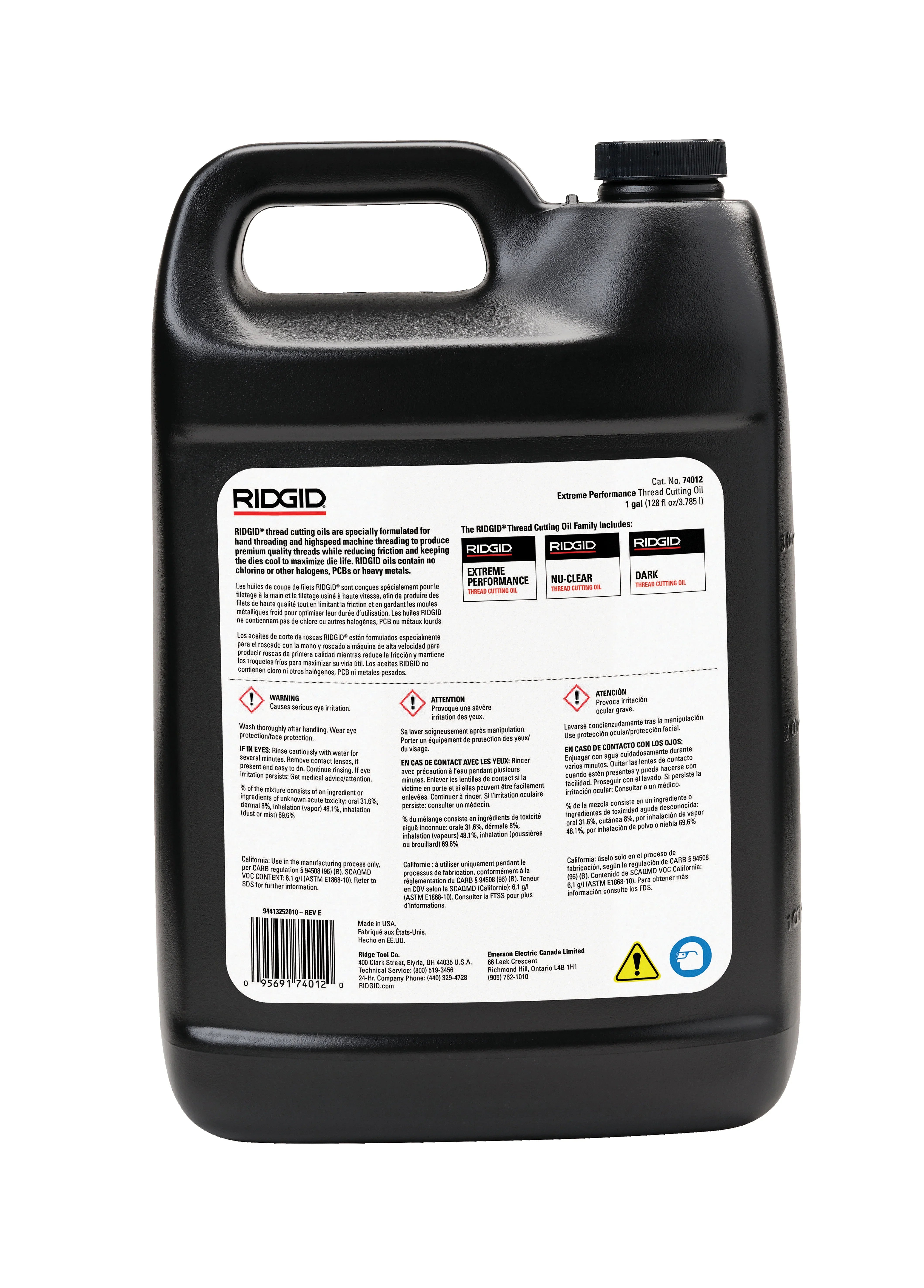 RIDGID 74012 - Aceite 1 Galone