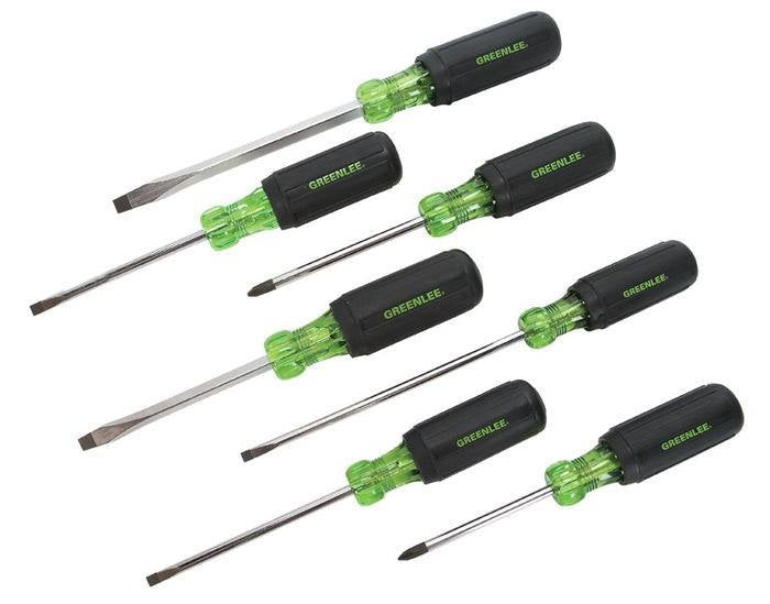 Juego de destornilladores de 7 piezas Greenlee - Herramientas Manuales