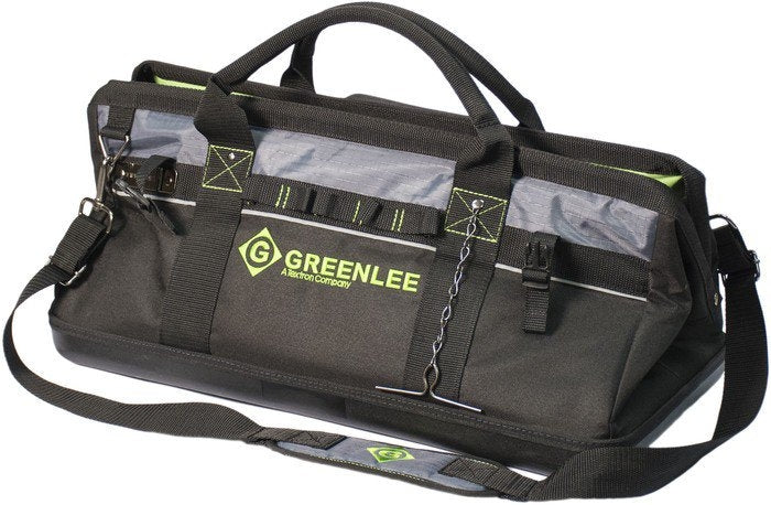 Bolso de herramientas resistente con múltiples bolsillos de 20 pulg. Greenlee - Almacenamiento