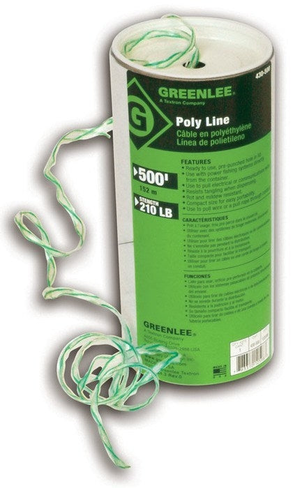Soga con envoltura en espiral Greenlee - Pasacables y Traccionadores