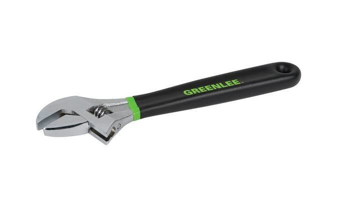 Llave ajustable de 10 pulg. con mango sumergido Greenlee - Herramientas Manuales
