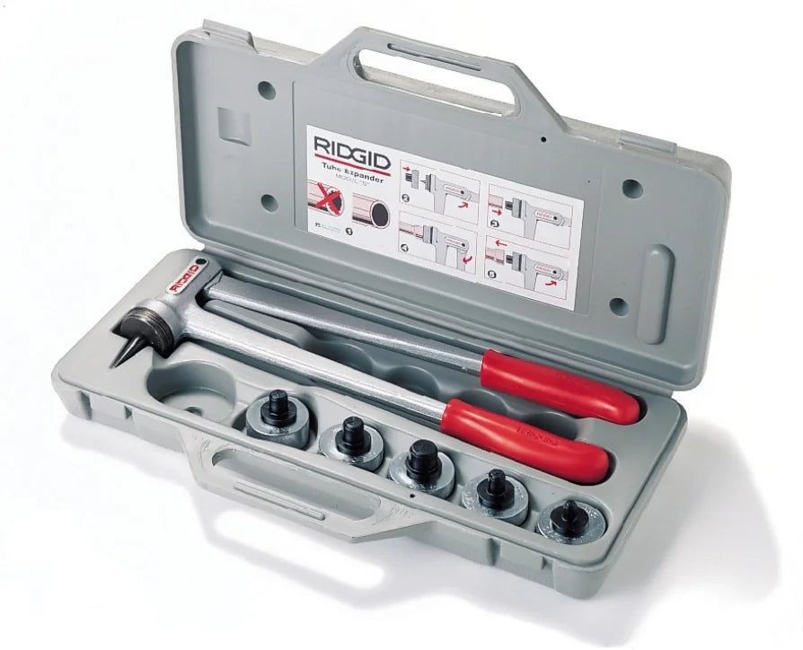 RIDGID 34152 - Juego con cabezales de 3/8 1/2 3/4 y 1 pulg. y caja