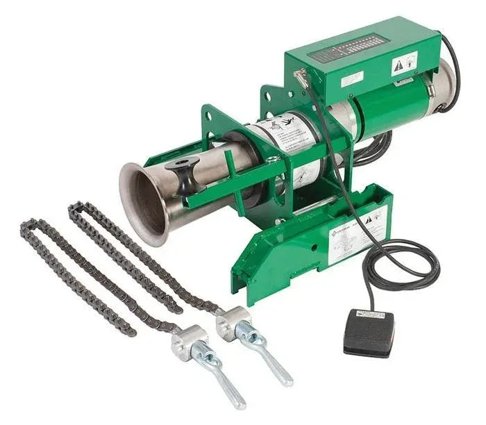 Paquete de traccionador UT10 con montaje de cadena Greenlee - Pasacables y Traccionadores