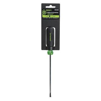 Greenlee 0153-22C Ronda de la caña 3/16" x 6" Destornillador de punta plana