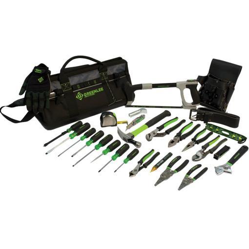 Greenlee 0159-28MULTI 28 Pieza 20" Multi-bolsillo para trabajo pesado bolsa de herramientas Kit
