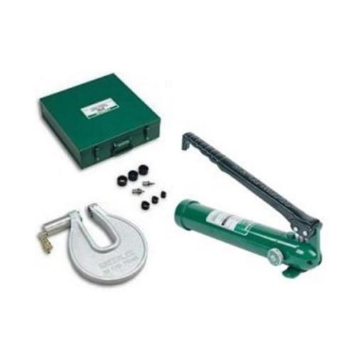 Greenlee 1731H767 portátil C-Frame hidráulico del sacador del controlador del equipo con bomba de mano 1/2 "-1" Tamaño de conducto