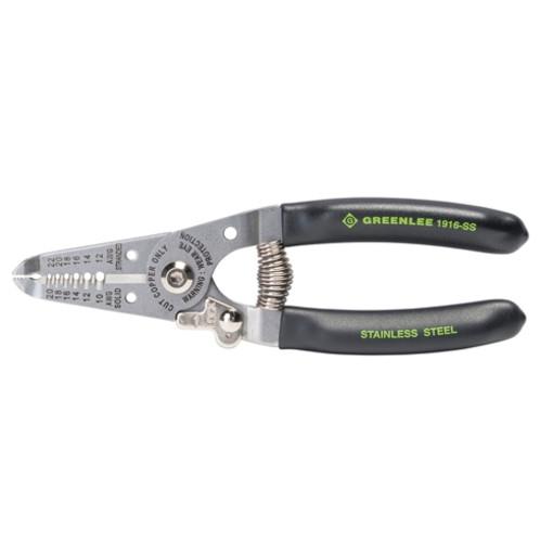 Greenlee 1916-SS Acero inoxidable 6" Pelacables / cortador 10-20 AWG