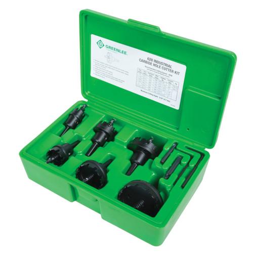 Greenlee 628 8 Pieza de carburo agujero cortador Kit, 1/2" - 2-1 / 2"