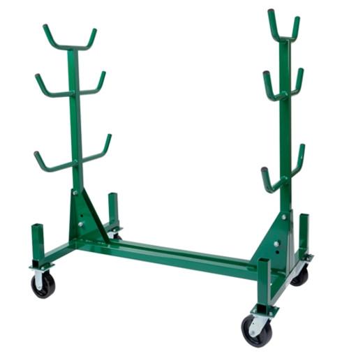 Greenlee 668 móvil conducto y el tubo rack con ruedas