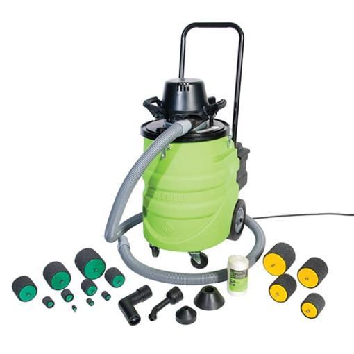 Greenlee 690-15 690 Poder de pesca Sistema de vacío / ventilador de kit con 15 pies. Manguera