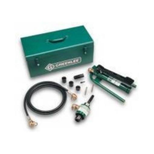 Greenlee 7625 Slug Buster-Ram y pie Bomba hidráulica Kit de controladores