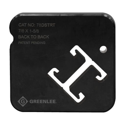 Greenlee 78DSTRT Dies, 7/8 Doble Strut