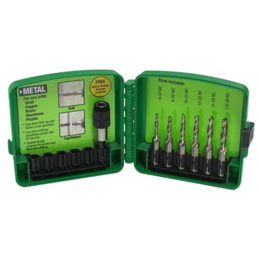 Greenlee DTAPKIT 6-32 a 1 / 4-20 taladro de 6 piezas / Tap Set