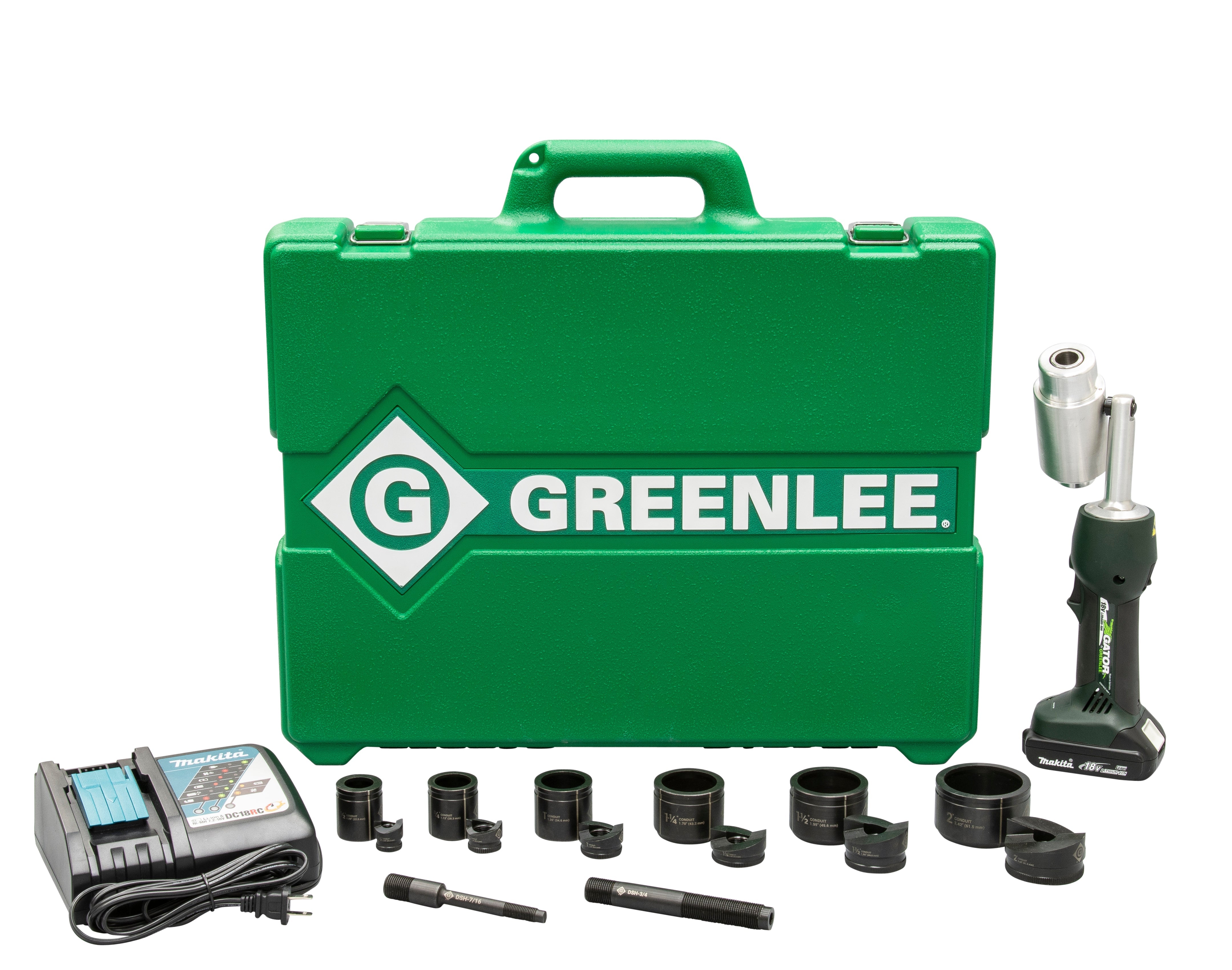 Kit de sacabocados hidráulico a batería Ls50L2 con Slug-Buster® �¬�}© ⬝�S 2 pulg Greenlee - Sacabocados