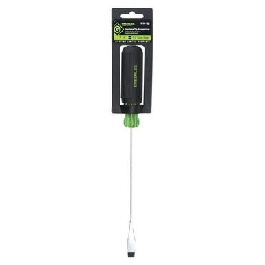 Destornillador de punta plana con vástago cuadrado de 3/8 pulg. x 8 pulg. Greenlee - Herramientas Manuales