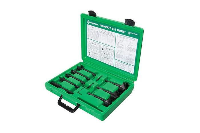 Juego E-Z Bore de 1 pulg. a 2-3/4 pulg. Greenlee - Sacabocados