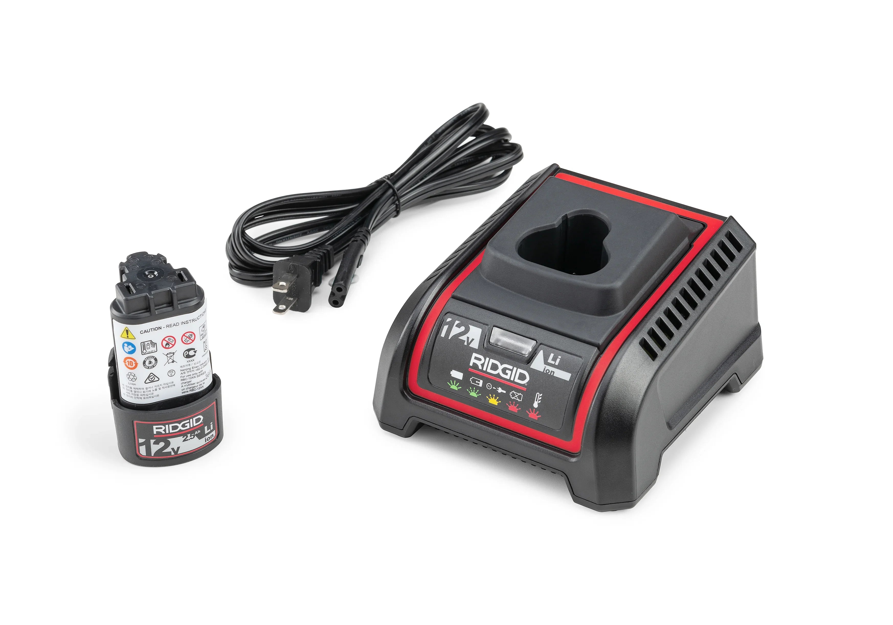 RIDGID 55183 - Batería de iones de litio avanzada de 12 V y 2 5 Ah - Vista 7