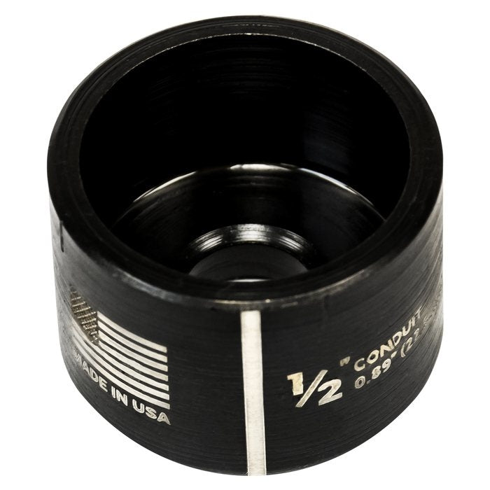 Troquel redondo para tamaño de conducto de 1/2 pulg. (22.4 mm) Greenlee - Sacabocados