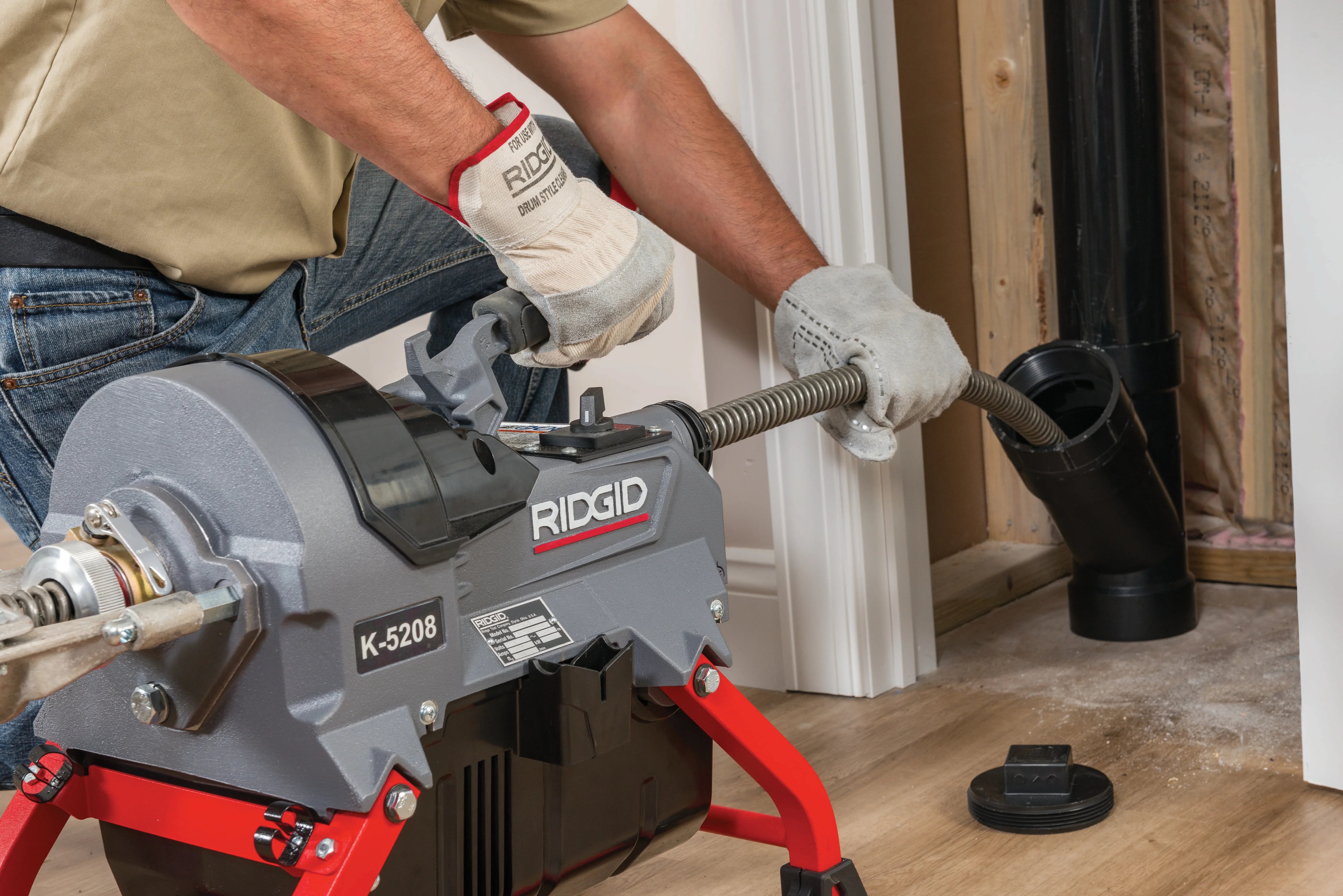 RIDGID 62378 - Máquina K-5208 115 V 7 cables y caja de herramientas - Vista 9