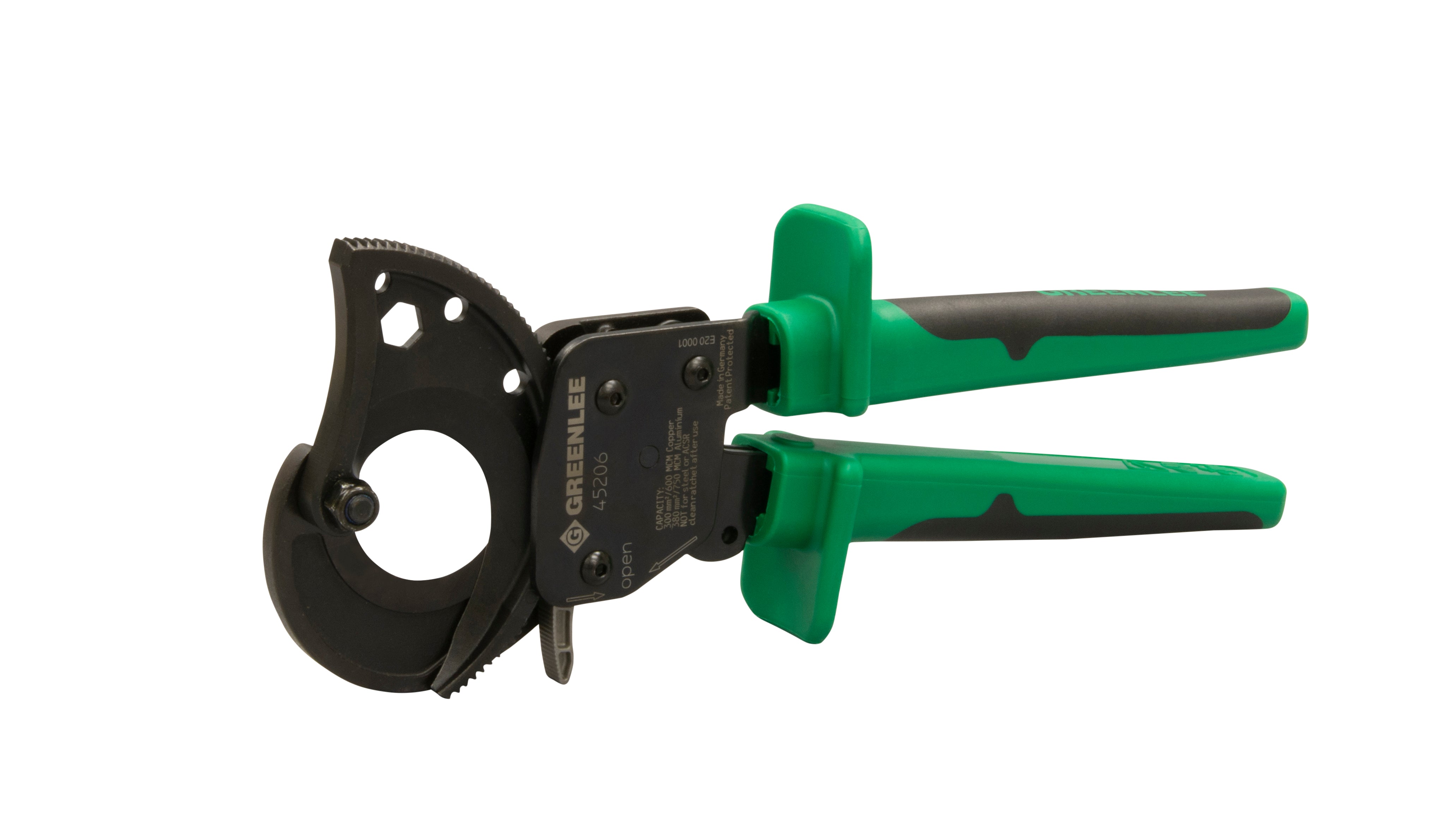 Cortador de cables con trinquete Greenlee - Terminación de Cables