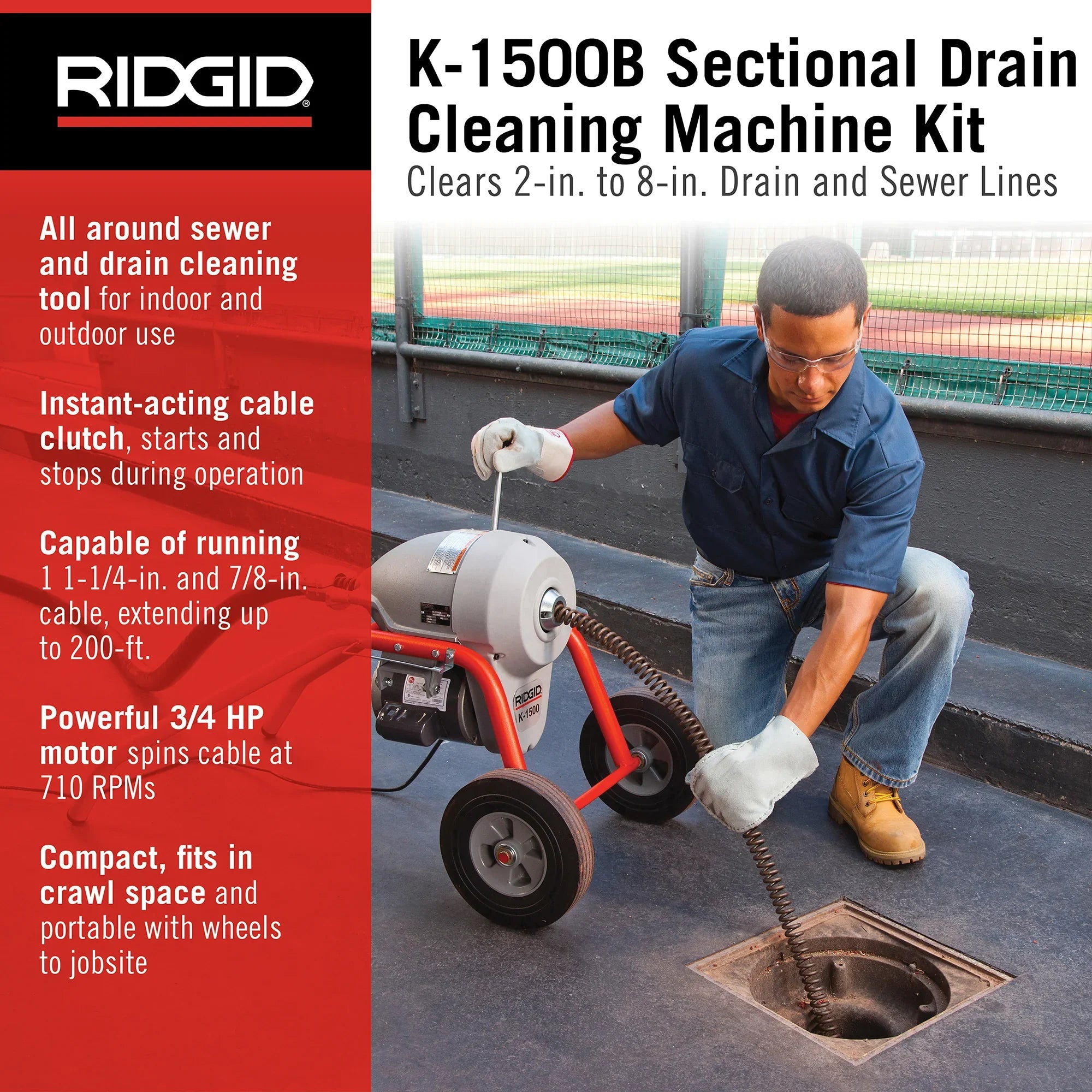 RIDGID 33922 - K1500B Kit de Inicio (Australia) - Vista 5