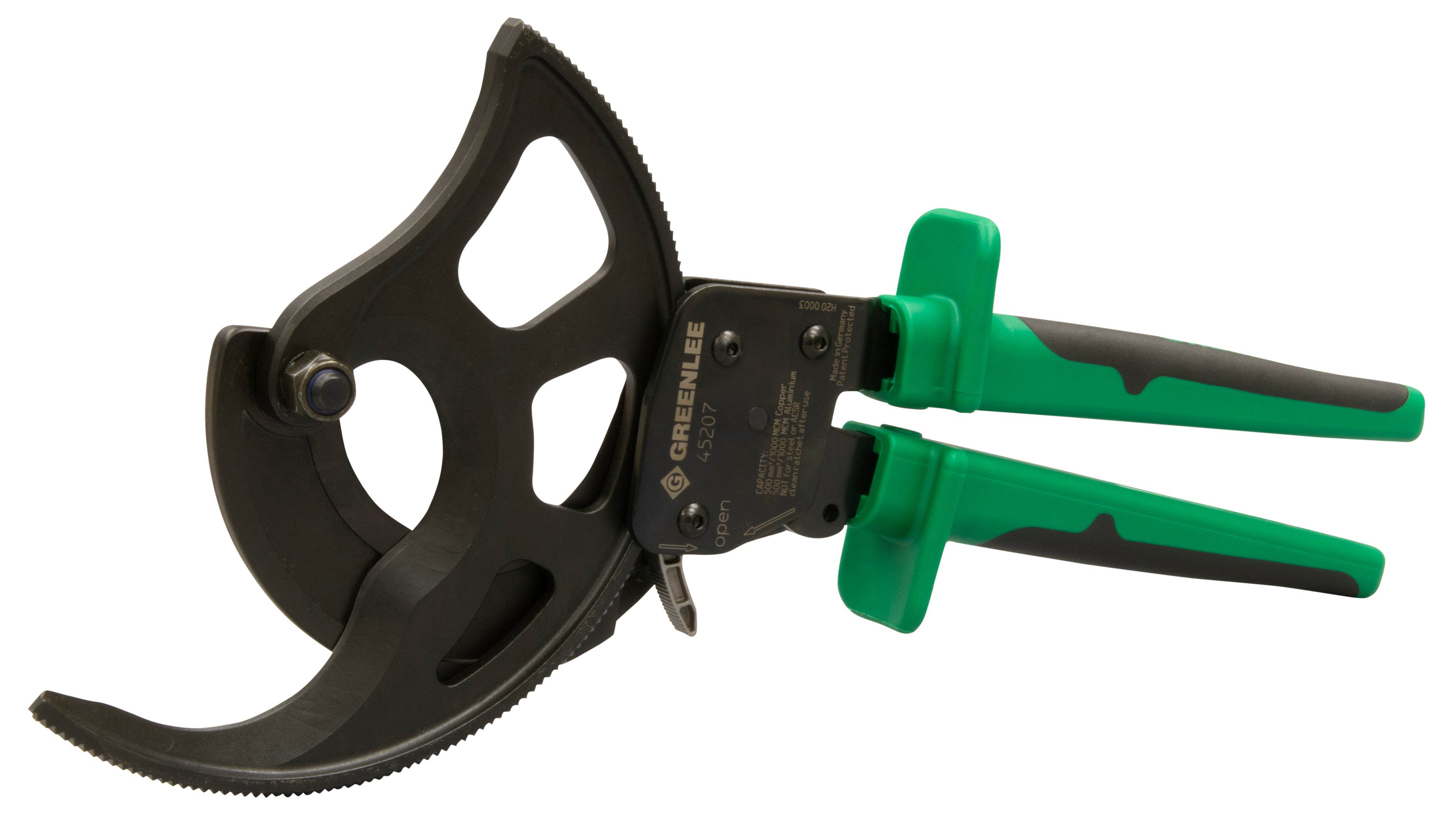 Cortador de cables con trinquete Greenlee - Terminación de Cables