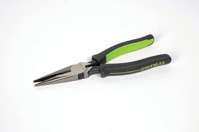 Alicate de punta larga y corte lateral de 6 pulg. con mango moldeado Greenlee - Herramientas Manuales