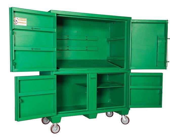 Oficina para obra compacta de cuatro puertas Greenlee - Almacenamiento