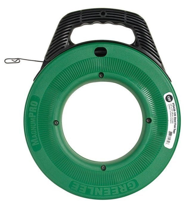 Cinta pasacable de acero de 125' Greenlee - Pasacables y Traccionadores