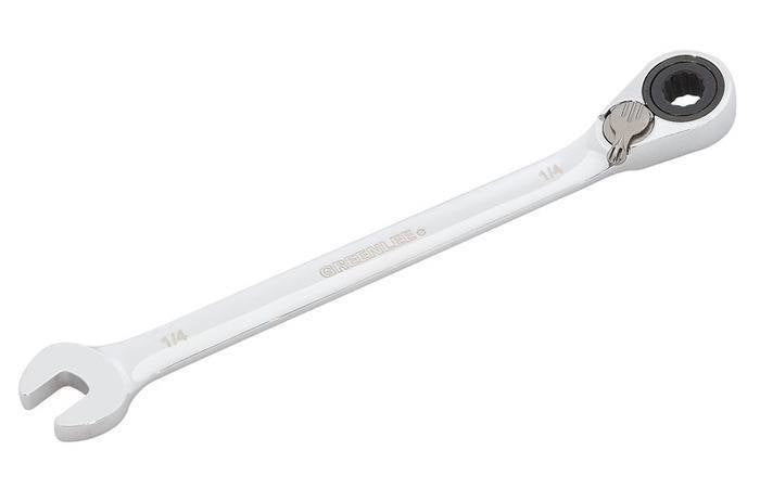 Llave de trinquete combinada de 1/4 pulg. Greenlee - Herramientas Manuales