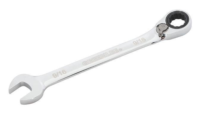 Llave de trinquete combinada de 9/16 pulg. Greenlee - Herramientas Manuales