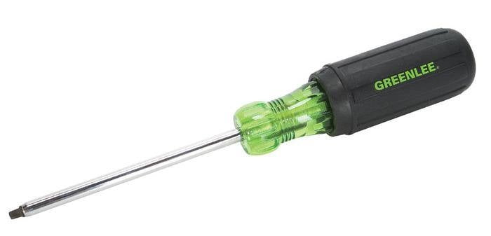 Destornillador de punta cuadrada n.�º 1 x 4 pulg. Greenlee - Herramientas Manuales