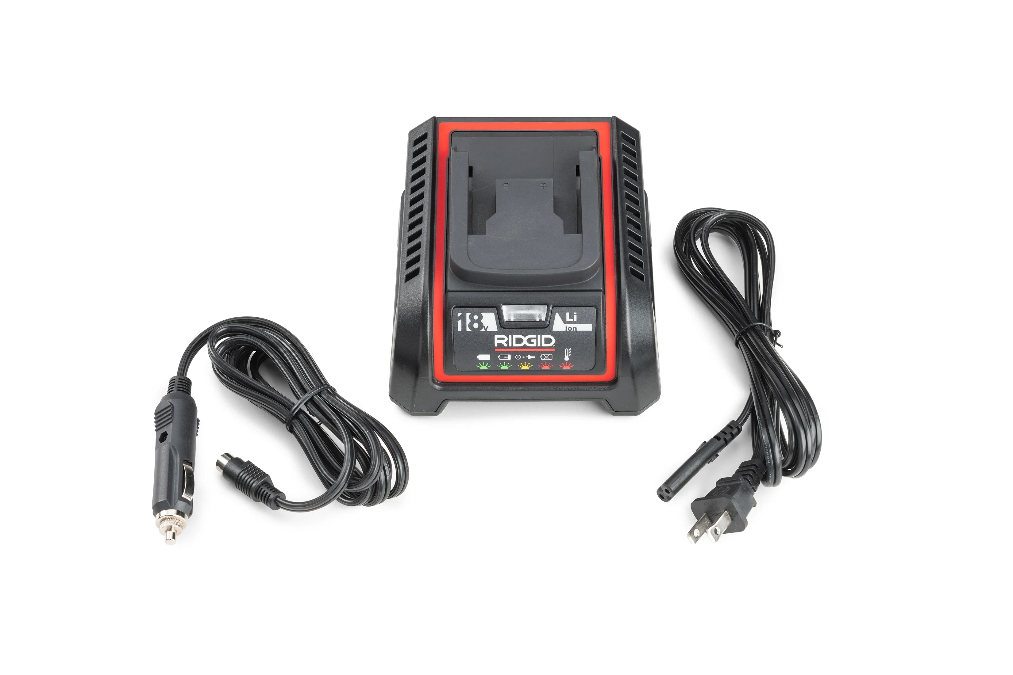 RIDGID 64383 - Cargador de baterías de litio de 18 V